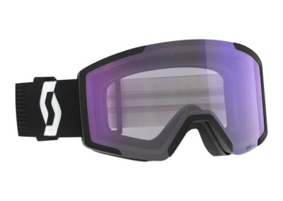 Ambit LS Black Blue Chrome | Skibrille SCOTT