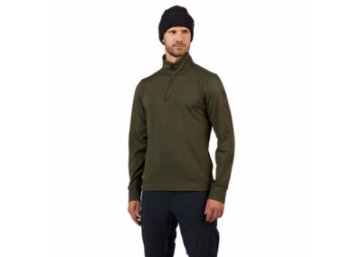 Men Midlayer Stretch Olive | Oberteil Rossignol