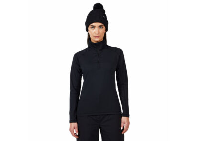 Women Midlayer Stretch Black | Oberteil Rossignol