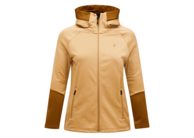 Women Rider Zip Hood Sand | Oberteil PeakPerfomance